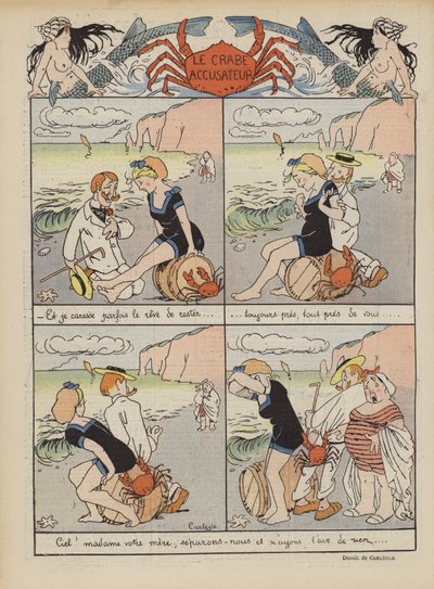 Illustration til Le Rire af Charles Emile Egli