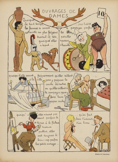 Illustration til Le Rire af Charles Emile Egli