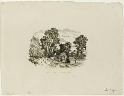 Et slot af Charles Emile Jacque