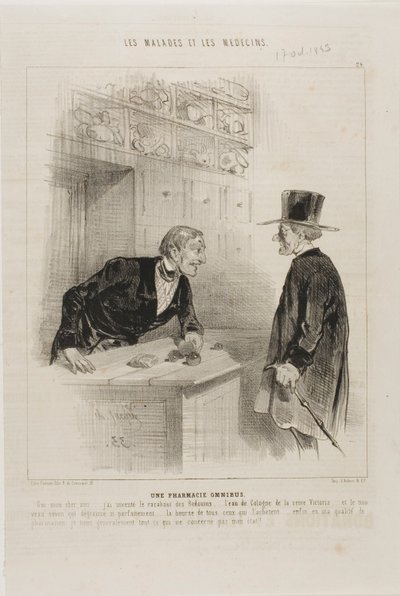 Et apotek til ethvert behov (plade 24) af Charles Emile Jacque