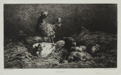 Høns af Charles Emile Jacque