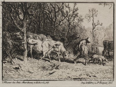 Kohyrde af Charles Emile Jacque