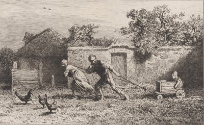 Besætning, 1865. af Charles Emile Jacque
