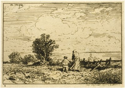 Krydser Engen af Charles Emile Jacque
