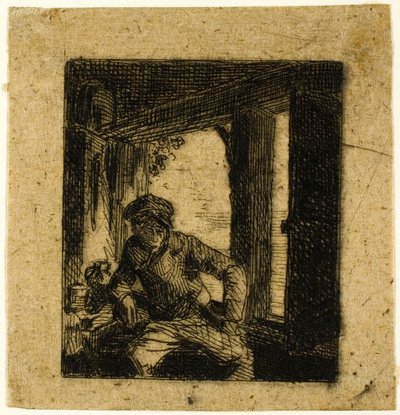 drikker af Charles Emile Jacque