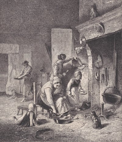 Velling, fra Le Magasin Pittoresque, ca. 1852. af Charles Emile Jacque