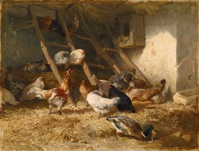 Høns af Charles Emile Jacque