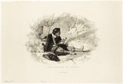 John Balfour fra Burley - Puritanerne af Charles Emile Jacque