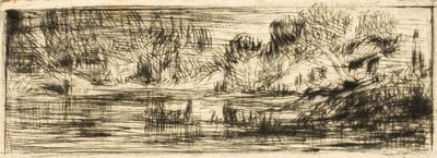 Landskab af Charles Emile Jacque
