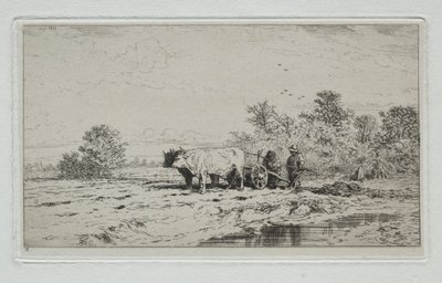 Landskab, Arbejdere af Charles Emile Jacque