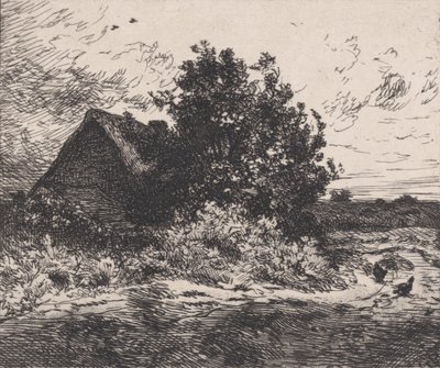 Bush Kercassier, ca. 1875-80. af Charles Emile Jacque