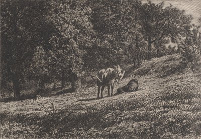 Frugthave, 1865. af Charles Emile Jacque