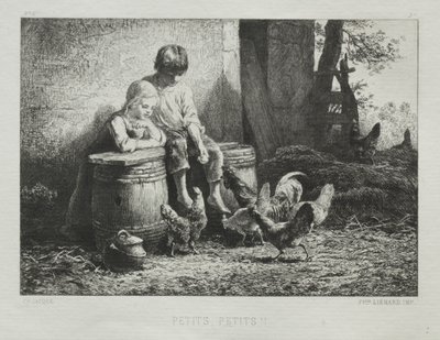 Lille lille. af Charles Emile Jacque