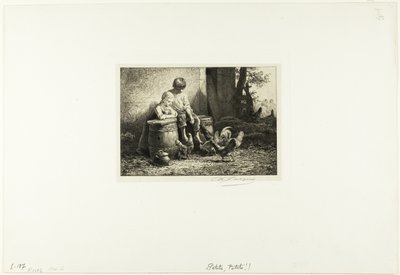 Lille! Lille! af Charles Emile Jacque