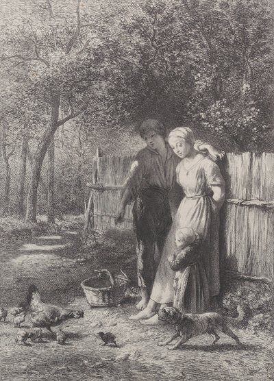 Forår, 1864. af Charles Emile Jacque