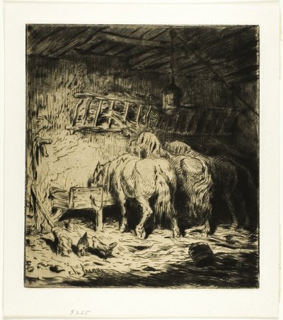 Stabil af Charles Emile Jacque