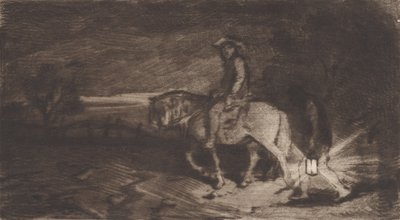 Kavaleren, 1848. af Charles Emile Jacque