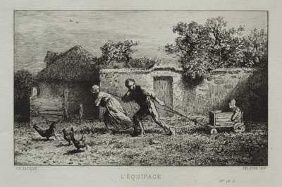 Udstyret. af Charles Emile Jacque