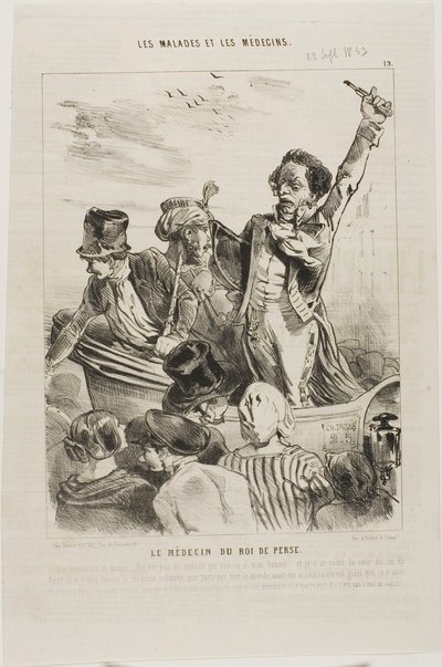 Kongen af Persiens læge (planche 19) af Charles Emile Jacque
