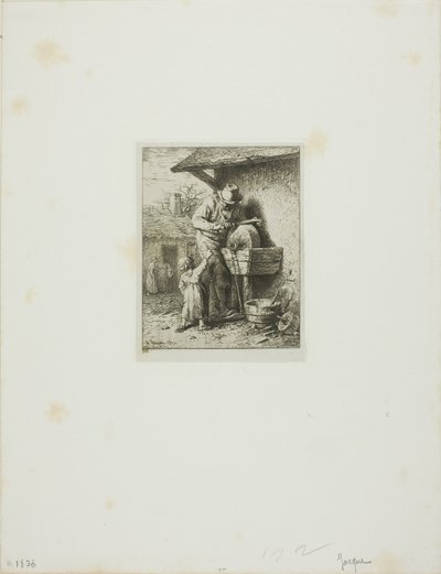 Knivsliberen af Charles Emile Jacque