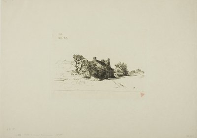 De små huse, Kercassier af Charles Emile Jacque