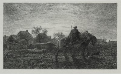 Morgenen. af Charles Emile Jacque