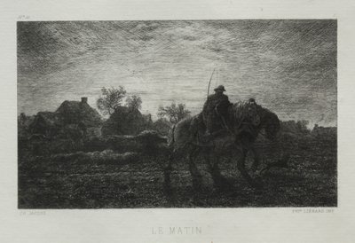 Morgenen. af Charles Emile Jacque