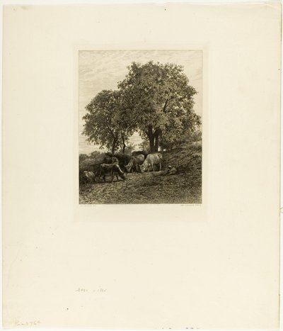Resten af Charles Emile Jacque