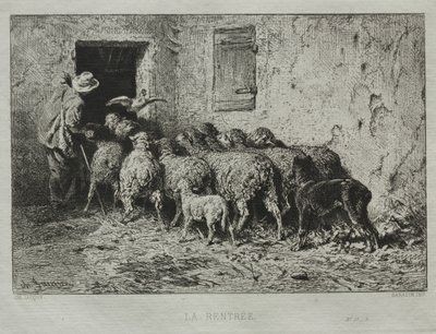 Returneringen af Charles Emile Jacque