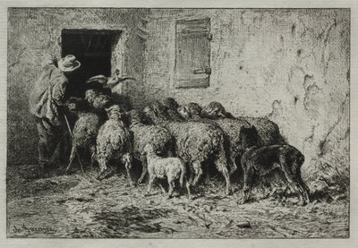 Returneringen af Charles Emile Jacque