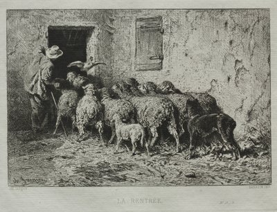 Returneringen. af Charles Emile Jacque