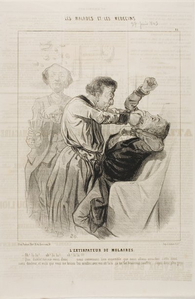 Tandtrækkeren (plade 15) af Charles Emile Jacque