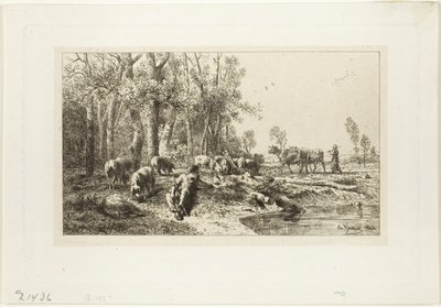 Vinter af Charles Emile Jacque