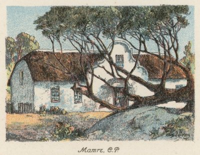 Sydafrika: Mamre, CP (farvelitografi) af Charles Ernest Peers