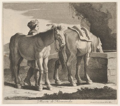 Normandiet borde. af Charles Errard le fils