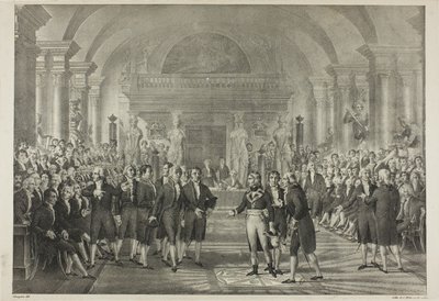 Napoleon i Deputeretkammeret, fra Napoleons politiske og militære liv af Charles Etienne Pierre Motte