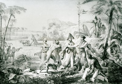 Kun laurbærtræerne vil vokse uden dyrkning, illustration til general Lallemand (1774-1839) på Champ dAsile, 1819, efter Rullmann af Charles Etienne Pierre Motte