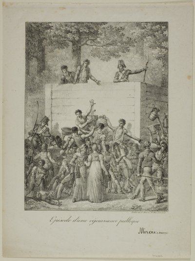Offentlig glæde af Charles Etienne Pierre Motte