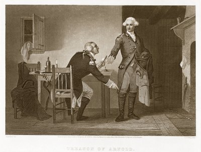 Arnolds forræderi, pub. 1874. af Charles F Blauvelt 1824 1900.