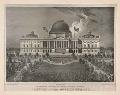 Højde af det østlige punkt af hovedstaden i USA (Washington, D.C.) af Charles Fenderich
