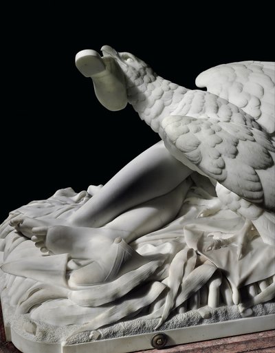 En Rhodopis-figur i naturlig størrelse på sokkel, 1862 af Charles Francis Fuller
