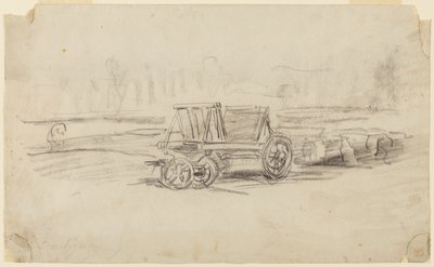 En landbrugsvogn af Charles Francois Daubigny