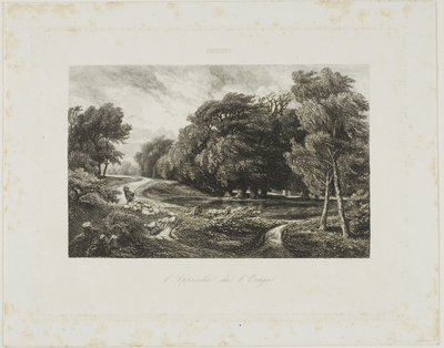 Nærmer sig Storm af Charles Francois Daubigny