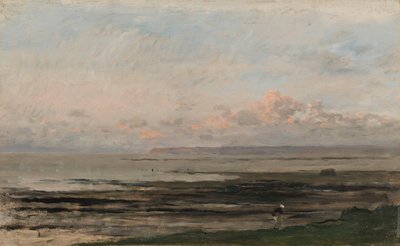 Strand ved Ebbe Tide En strand ved Ebbe Tide af Charles Francois Daubigny