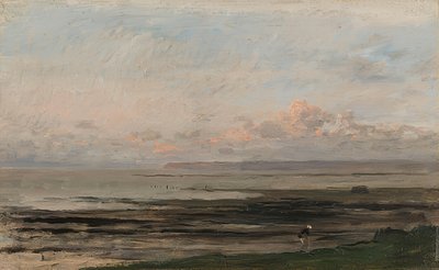 Havet ved lavvande af Charles Francois Daubigny
