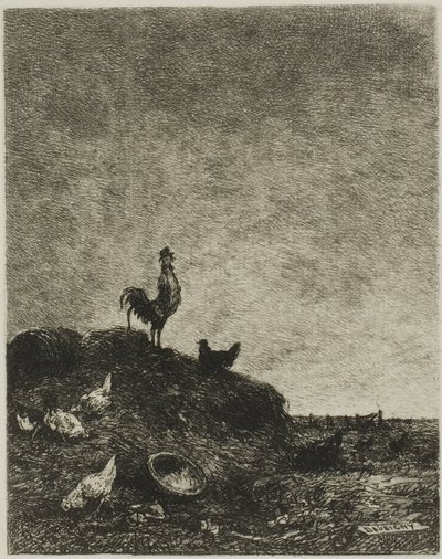 Daggry (Hanens krage) af Charles Francois Daubigny