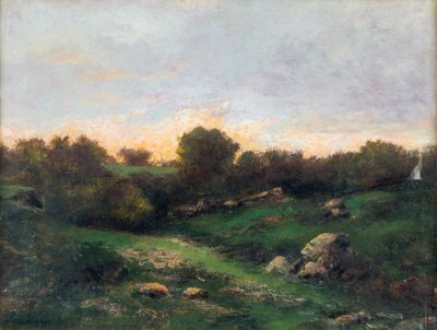 Landskab ved Barbizon, første halvdel af det 19. århundrede.. af Charles Francois Daubigny