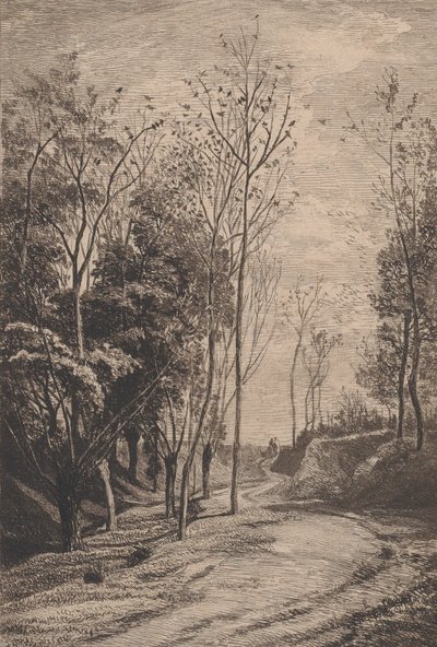 Små fugle, 1850. af Charles Francois Daubigny