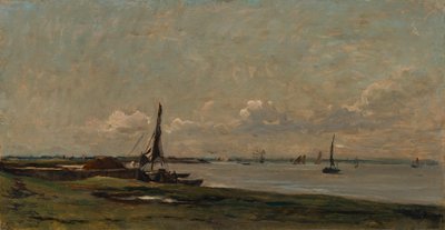 Themsens udmunding af Charles Francois Daubigny