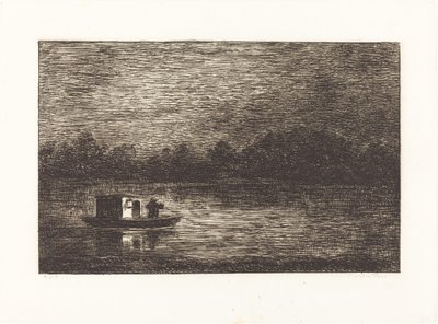 Natrejse, 2. plade af Charles Francois Daubigny